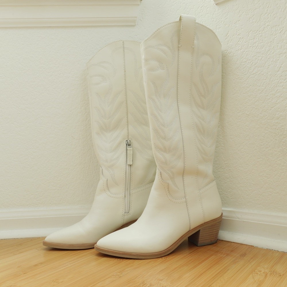 Dolce Vita Knee High Embroidered Boots